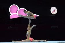 Finals in second day of Acrobatic Gymnastics World Championships in Baku kick offs (PHOTO)