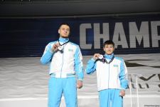 Award ceremony among women's and men's pairs takes place at 28th FIG Acrobatic Gymnastics World Championships in Baku (PHOTO)