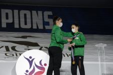 Award ceremony among women's and men's pairs takes place at 28th FIG Acrobatic Gymnastics World Championships in Baku (PHOTO)