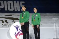 Award ceremony among women's and men's pairs takes place at 28th FIG Acrobatic Gymnastics World Championships in Baku (PHOTO)