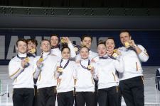 Baku hosts awards ceremony for 28th FIG Acrobatic Gymnastics World Championships (PHOTO)