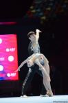 Azerbaijani gymnasts present tempo exercise at World Championships in Baku (PHOTO)