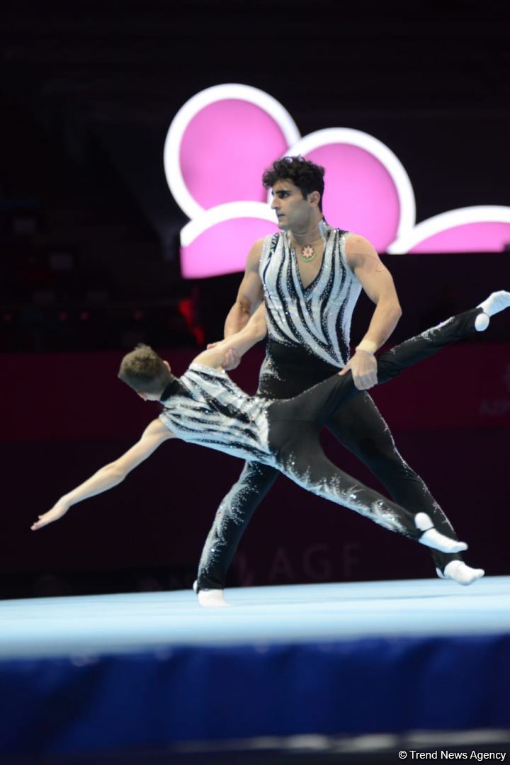 Azerbaijani athletes win bronze at 28th FIG Acrobatic Gymnastics World Championships (PHOTO)