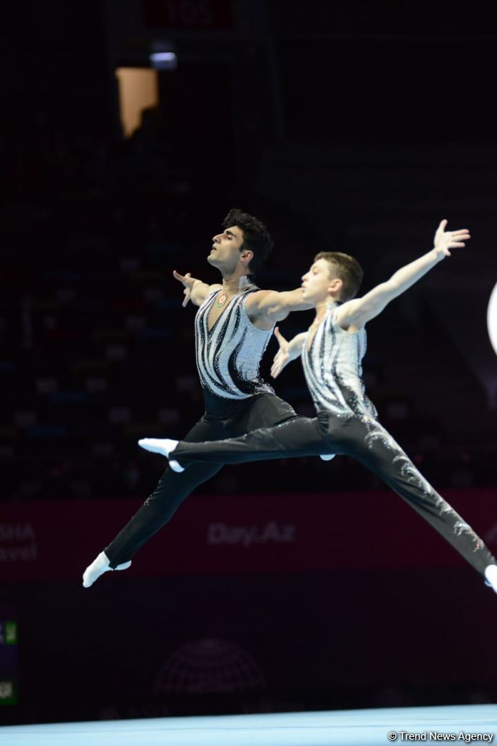 Azerbaijani athletes win bronze at 28th FIG Acrobatic Gymnastics World Championships (PHOTO)