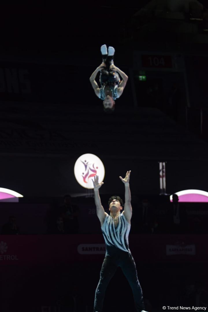 Azerbaijani athletes win bronze at 28th FIG Acrobatic Gymnastics World Championships (PHOTO)