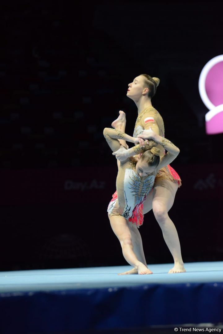 Finals in second day of Acrobatic Gymnastics World Championships in Baku kick offs (PHOTO)