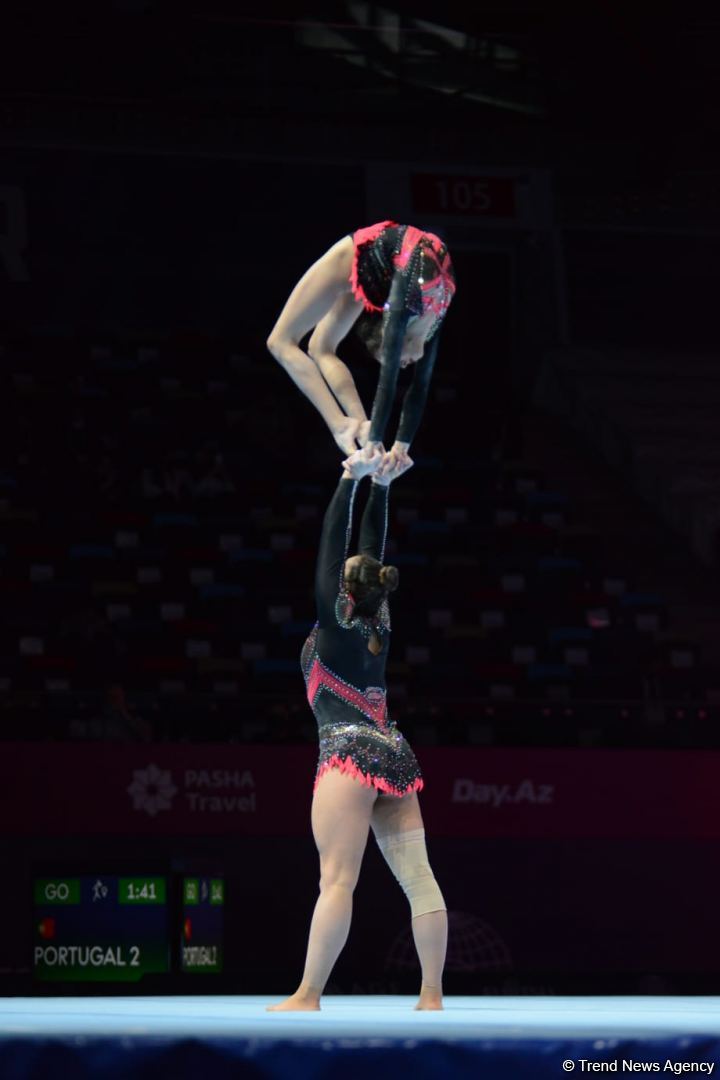 Finals in second day of Acrobatic Gymnastics World Championships in Baku kick offs (PHOTO)