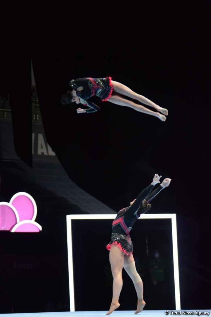 Finals in second day of Acrobatic Gymnastics World Championships in Baku kick offs (PHOTO)