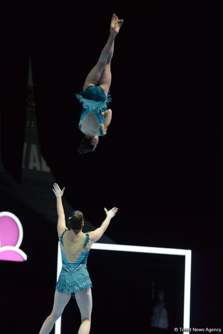 Finals in second day of Acrobatic Gymnastics World Championships in Baku kick offs (PHOTO)