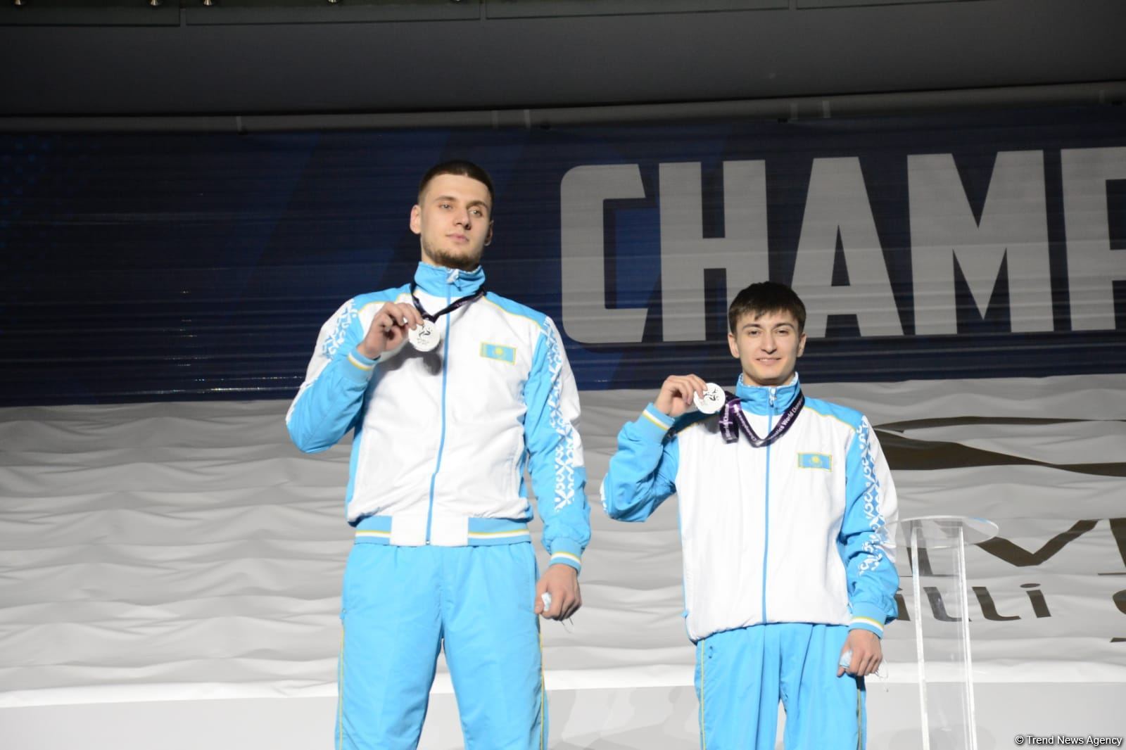 Award ceremony among women's and men's pairs takes place at 28th FIG Acrobatic Gymnastics World Championships in Baku (PHOTO)