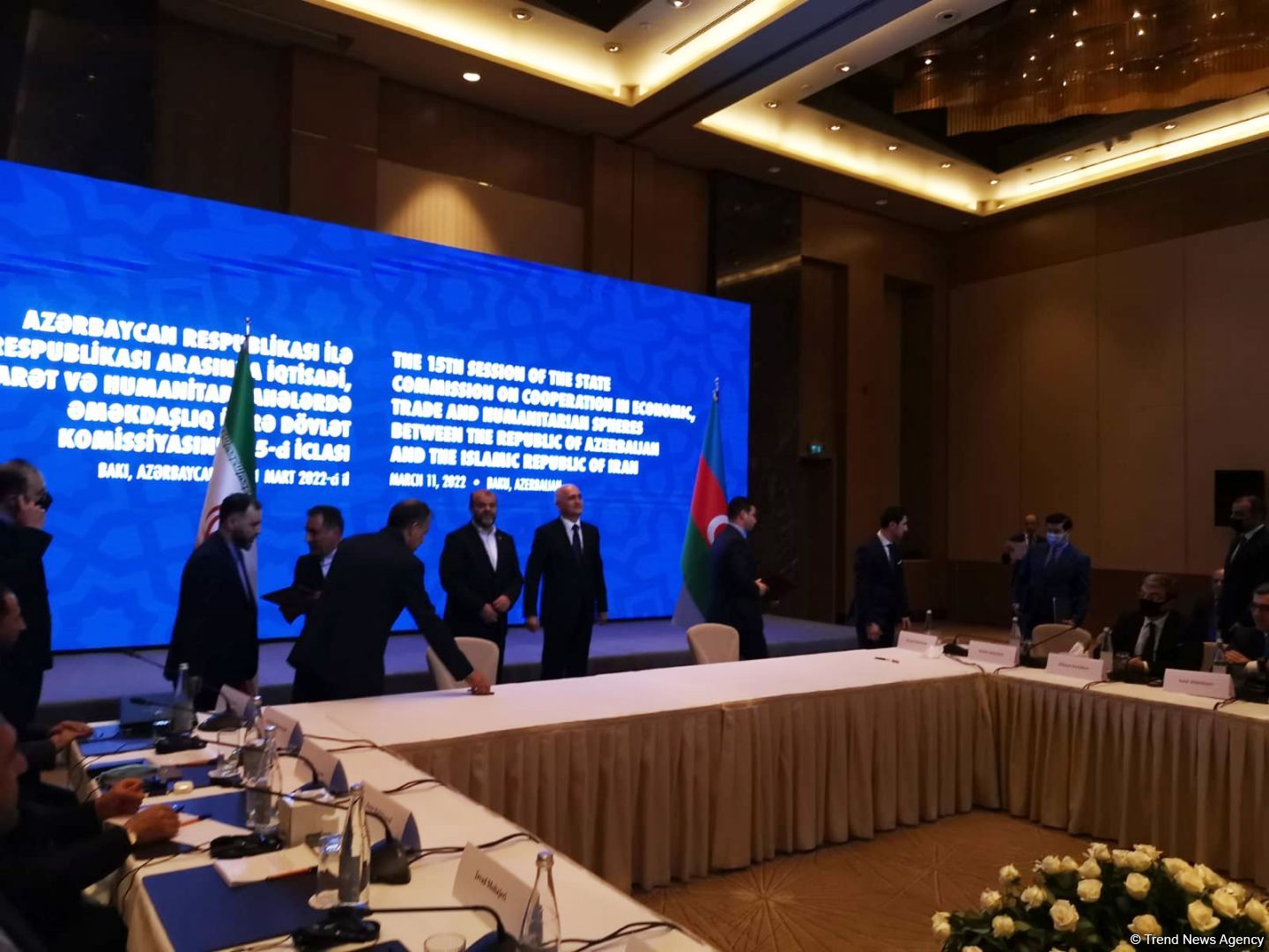 Azerbaijan, Iran sign historic document (PHOTO)