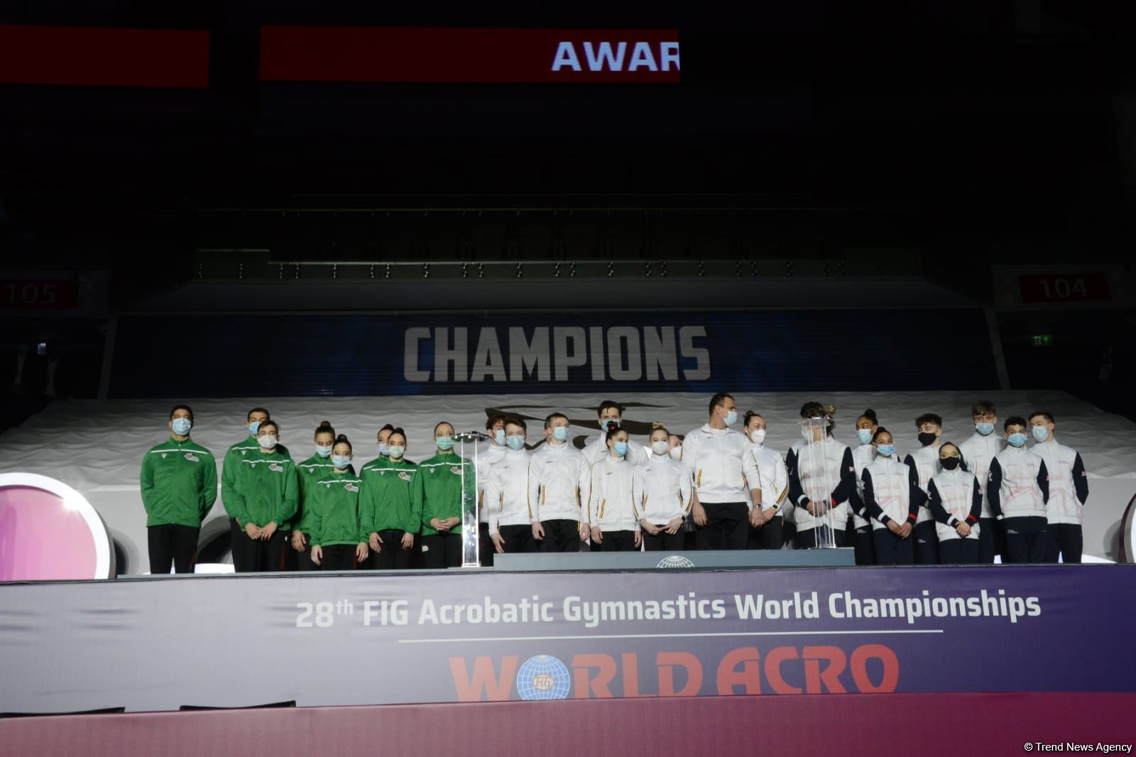 Baku hosts awards ceremony for 28th FIG Acrobatic Gymnastics World Championships (PHOTO)