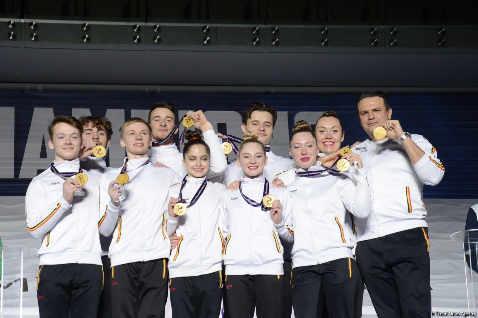 Baku hosts awards ceremony for 28th FIG Acrobatic Gymnastics World Championships (PHOTO)