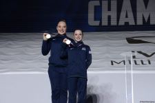 Baku hosts awards ceremony for women's, men's pairs at World Championships (PHOTO)