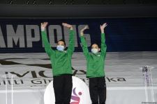 Baku hosts awards ceremony for women's, men's pairs at World Championships (PHOTO)