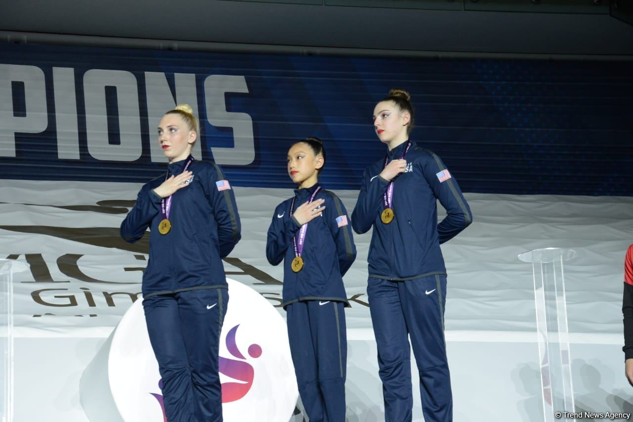 World Championship in Baku: awarding ceremony among mixed doubles, women's and men's groups took place (PHOTO)