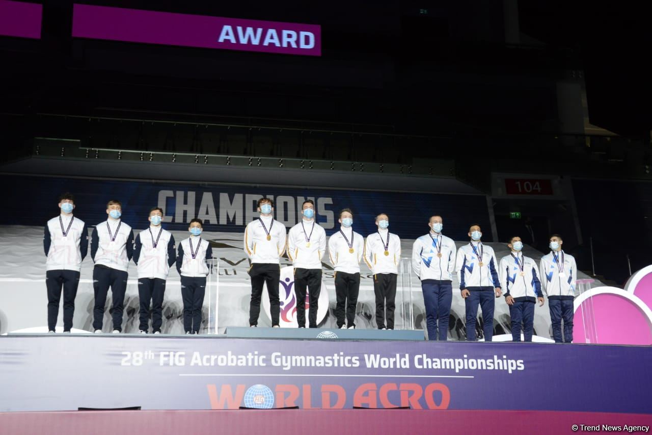 World Championship in Baku: awarding ceremony among mixed doubles, women's and men's groups took place (PHOTO)