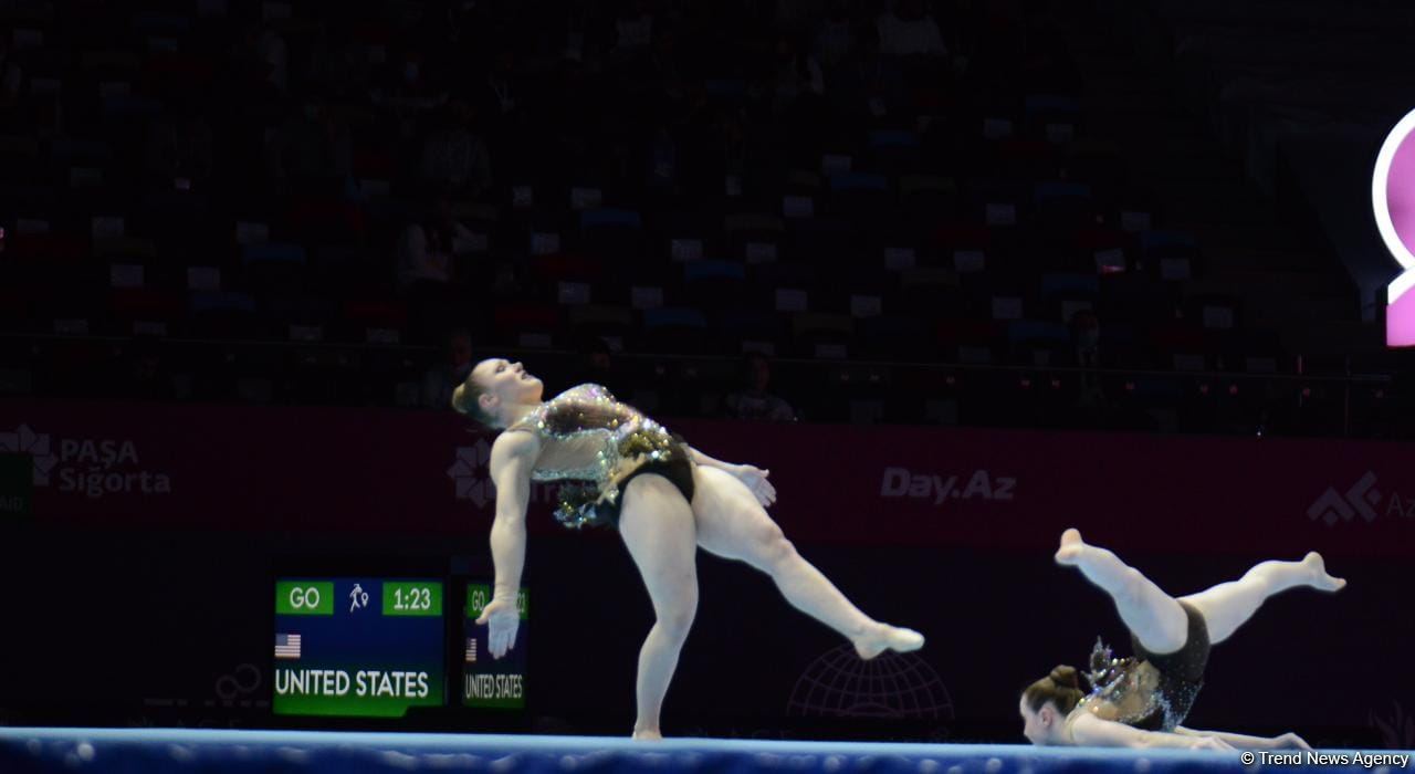 Third day of 28th FIG Acrobatic Gymnastics World Championships starts in Baku (PHOTO)