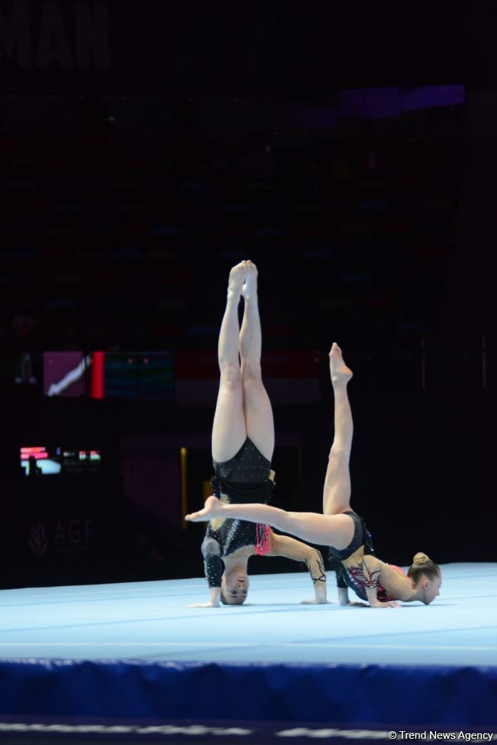 Third day of 28th FIG Acrobatic Gymnastics World Championships starts in Baku (PHOTO)