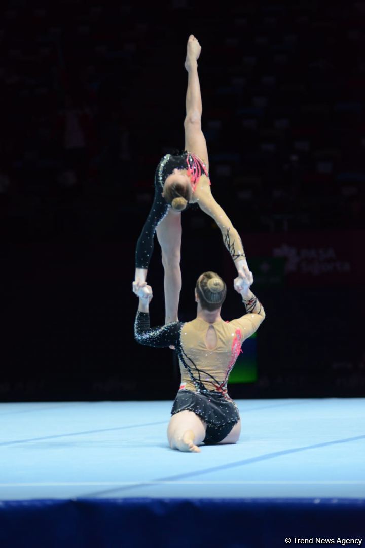 Third day of 28th FIG Acrobatic Gymnastics World Championships starts in Baku (PHOTO)