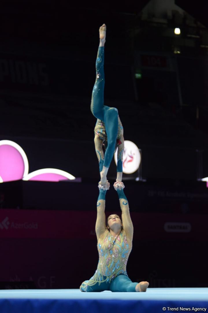 Third day of 28th FIG Acrobatic Gymnastics World Championships starts in Baku (PHOTO)