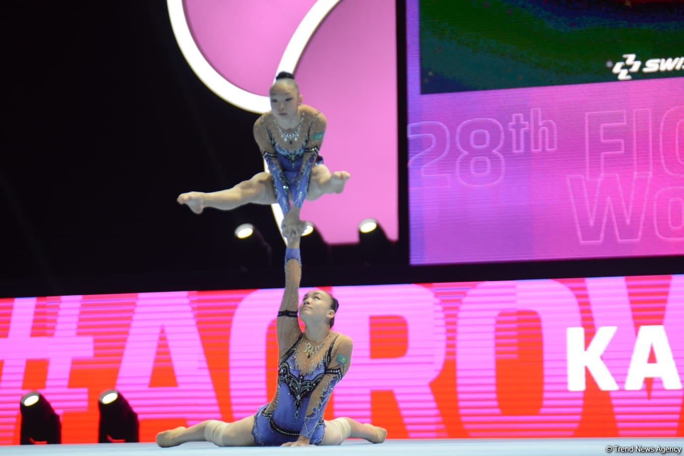 Third day of 28th FIG Acrobatic Gymnastics World Championships starts in Baku (PHOTO)