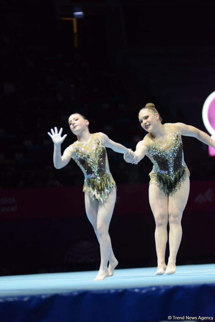 Third day of 28th FIG Acrobatic Gymnastics World Championships starts in Baku (PHOTO)