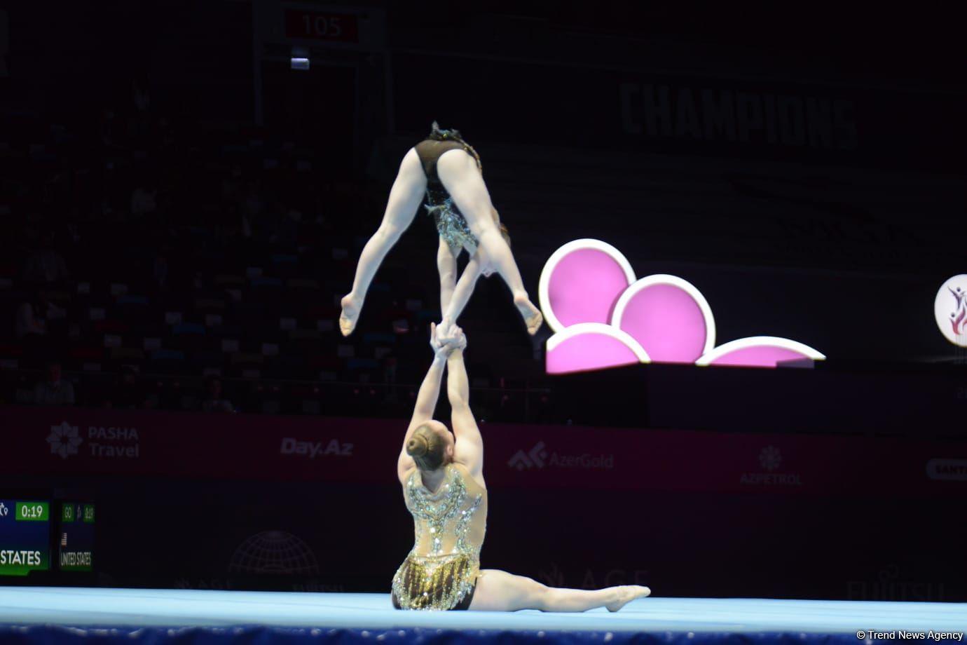 Third day of 28th FIG Acrobatic Gymnastics World Championships starts in Baku (PHOTO)