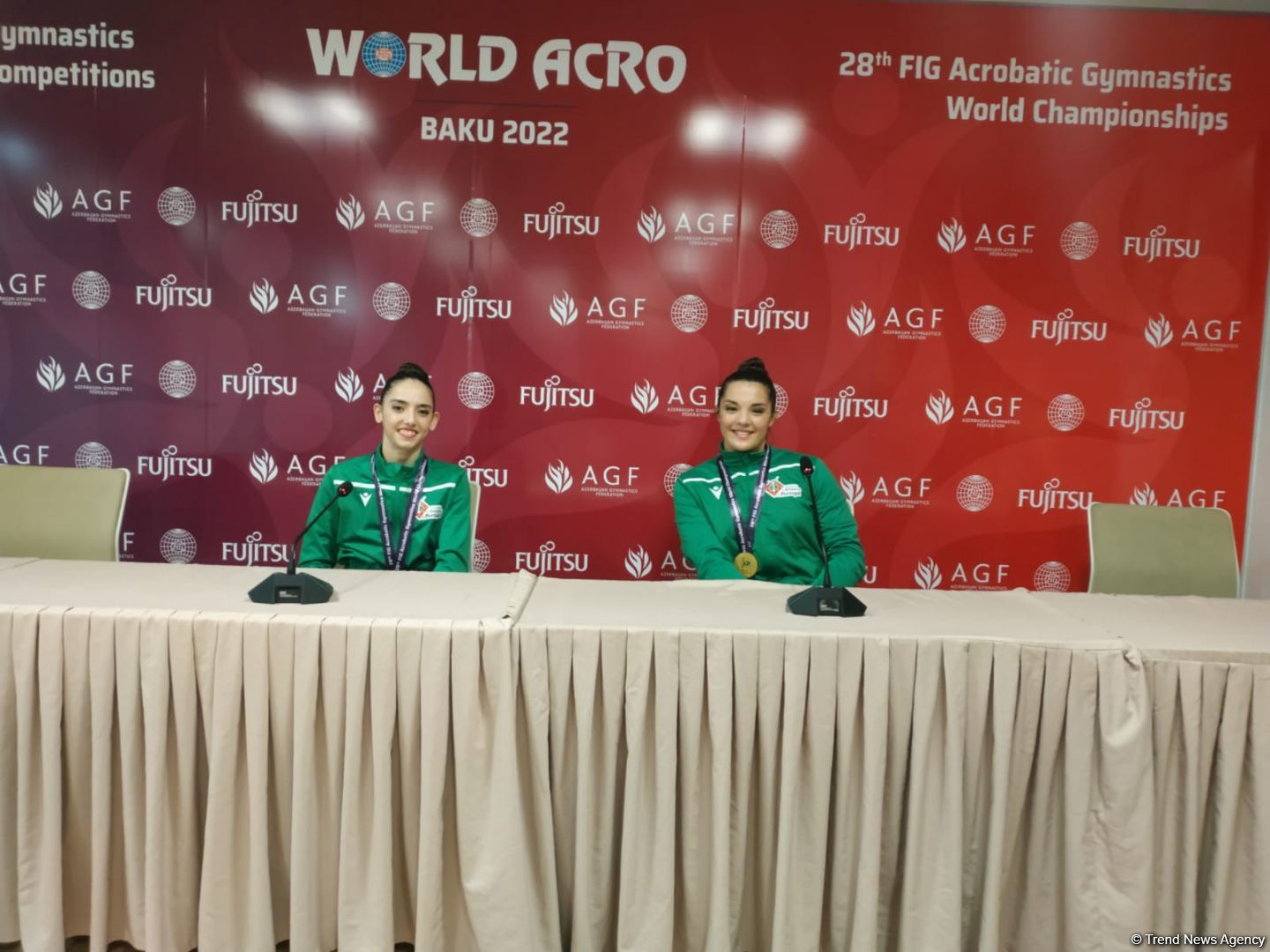 Baku has beautiful National Gymnastics Arena - World Cup gold medalists from Portugal