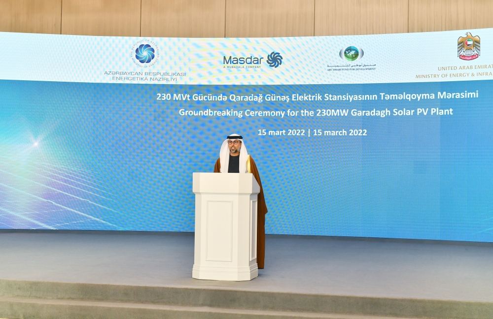 President Ilham Aliyev attends groundbreaking ceremony for Garadagh Solar Power Plant (PHOTO/VIDEO)