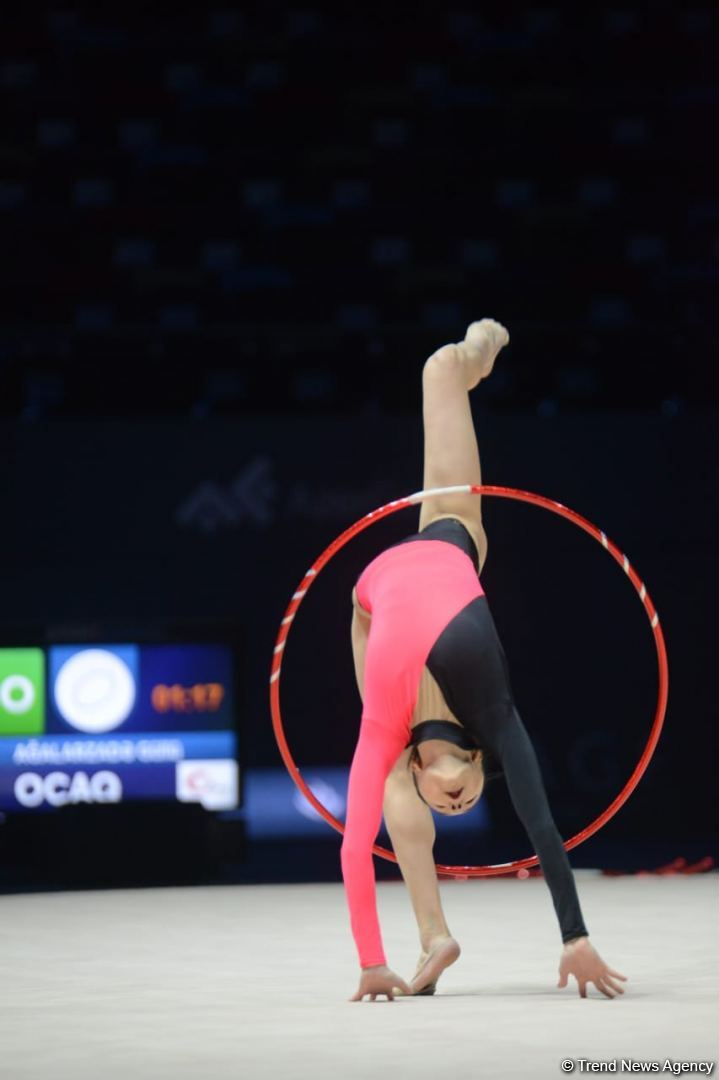 Azerbaijani gymnast talks focusing on artistry during work on program