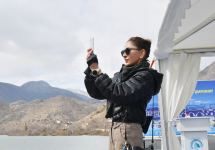 President Ilham Aliyev and First Lady Mehriban Aliyeva attend opening ceremony of first rowing training session in Sugovushan settlement (PHOTO/VIDEO)