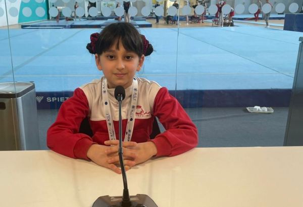 I dedicate medal won at Azerbaijan Artistic Gymnastics Championship to my coach - gymnast