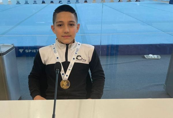 Azerbaijani gold medalist talks preparation for Azerbaijan Artistic Gymnastics Championship