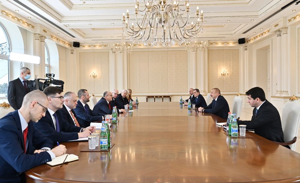 President Ilham Aliyev receives delegation led by OSCE Chairman-in-Office