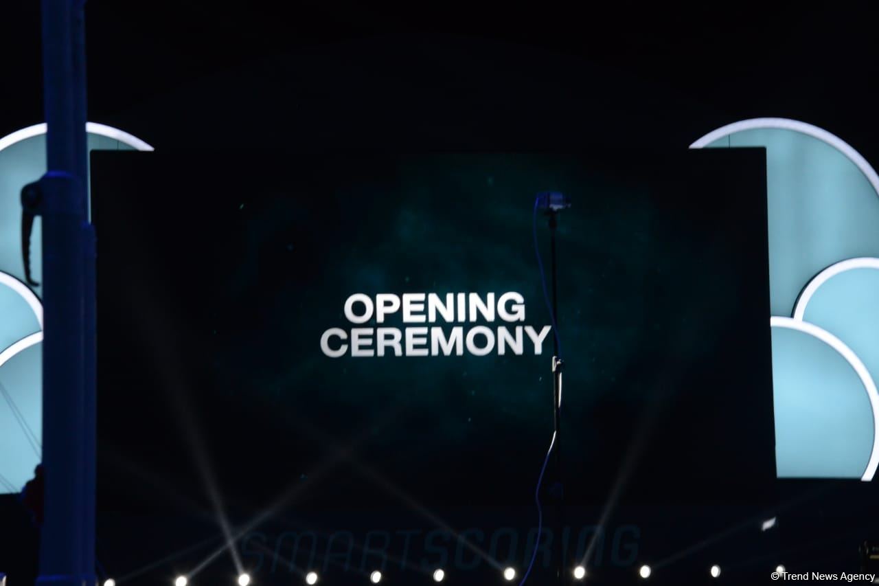 Baku hosts opening ceremony of FIG Artistic Gymnastics Apparatus World Cup (PHOTO)