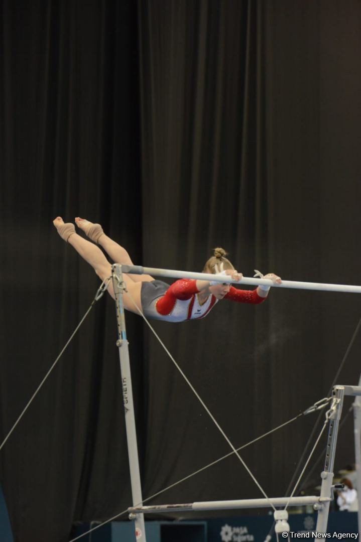 First day of FIG Artistic Gymnastics Apparatus World Cup starts in Baku (PHOTO)