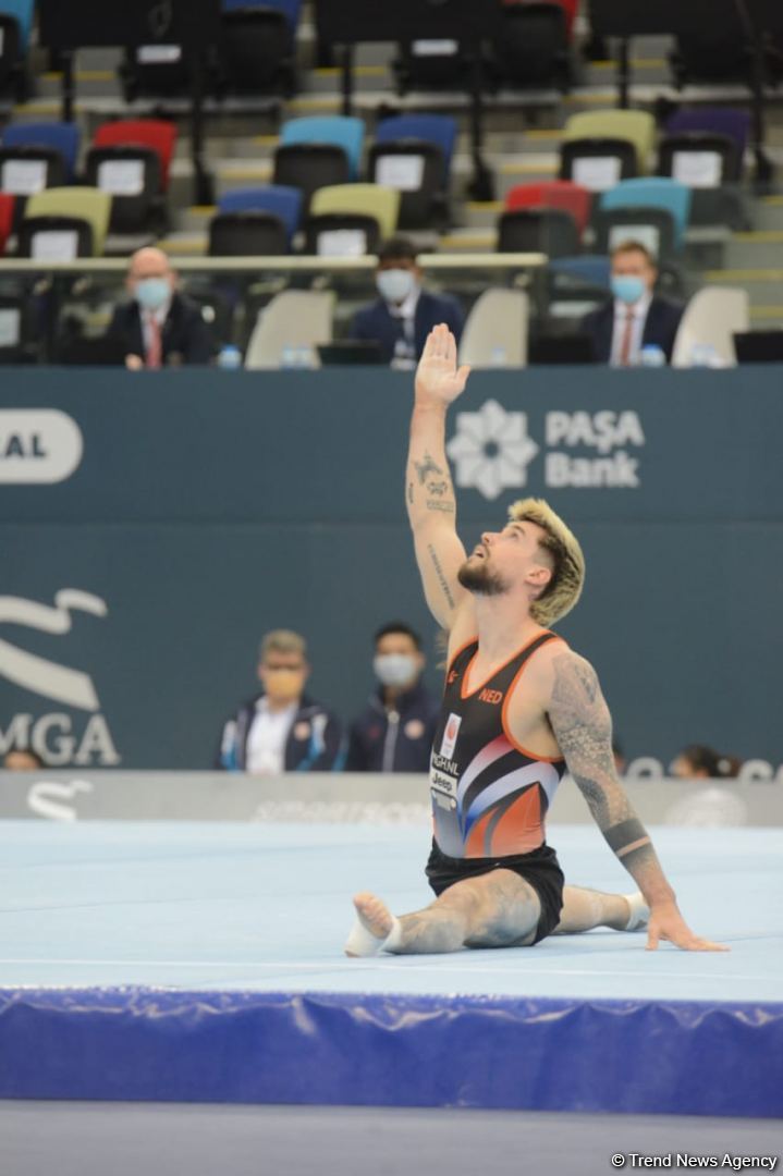 First day of FIG Artistic Gymnastics Apparatus World Cup starts in Baku (PHOTO)