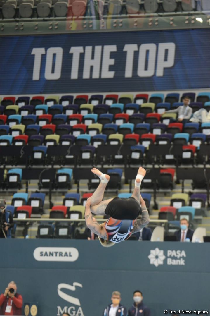 First day of FIG Artistic Gymnastics Apparatus World Cup starts in Baku (PHOTO)