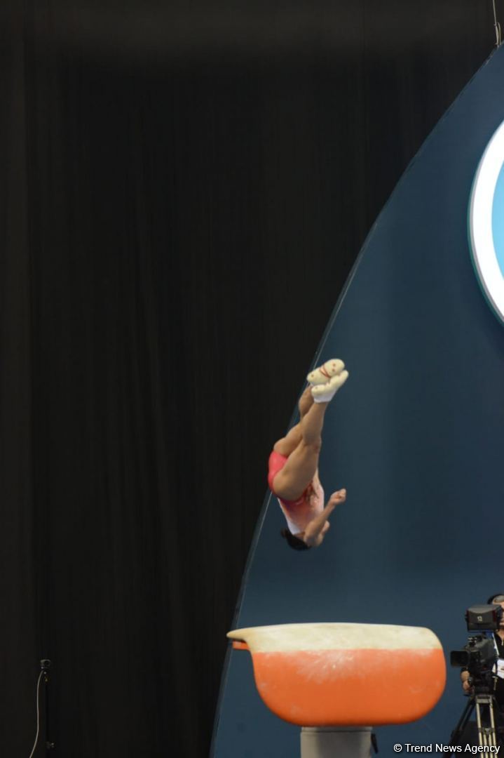 First day of FIG Artistic Gymnastics Apparatus World Cup starts in Baku (PHOTO)