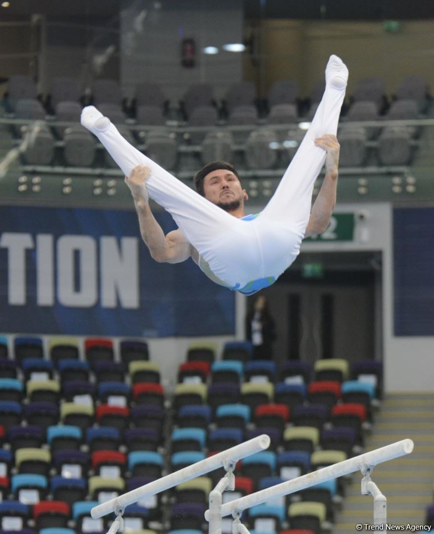 First day of FIG Artistic Gymnastics Apparatus World Cup starts in Baku (PHOTO)