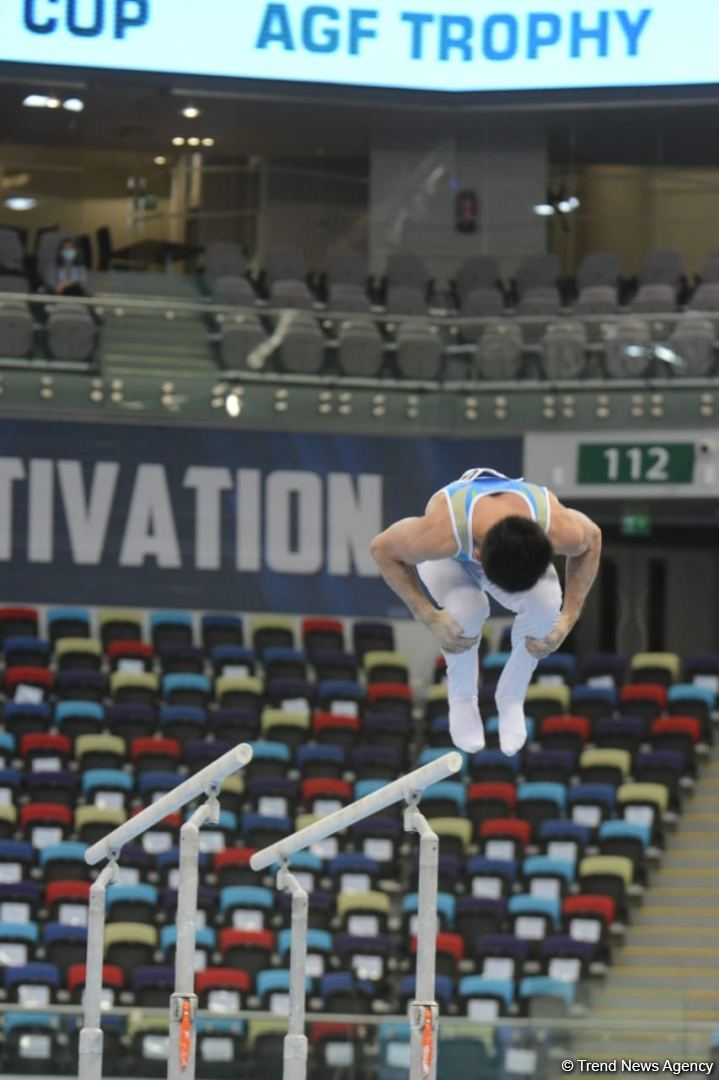 First day of FIG Artistic Gymnastics Apparatus World Cup starts in Baku (PHOTO)
