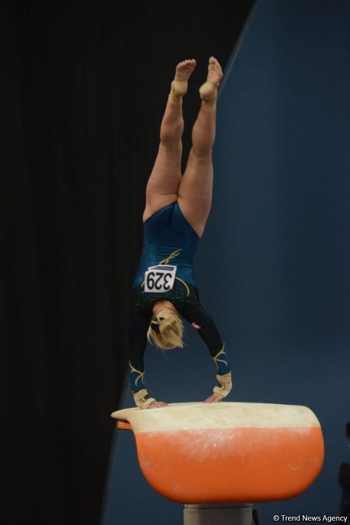 First day of FIG Artistic Gymnastics Apparatus World Cup starts in Baku (PHOTO)