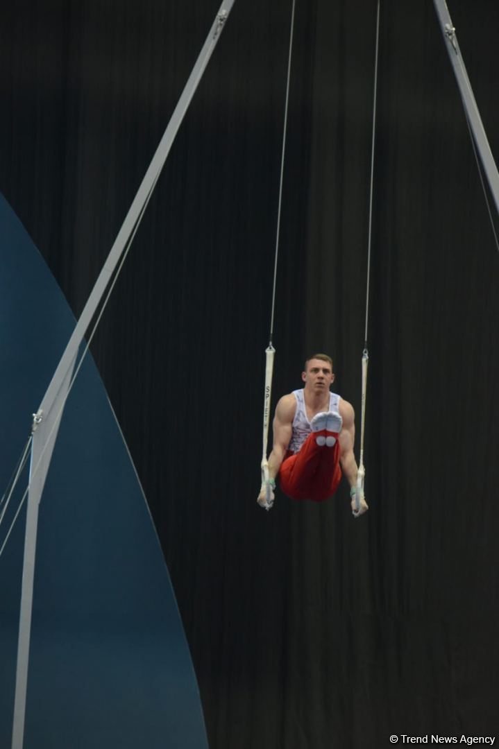 First day of FIG Artistic Gymnastics Apparatus World Cup starts in Baku (PHOTO)