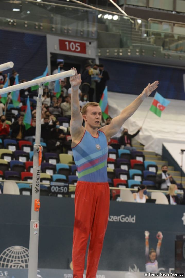 First day of FIG Artistic Gymnastics Apparatus World Cup starts in Baku (PHOTO)