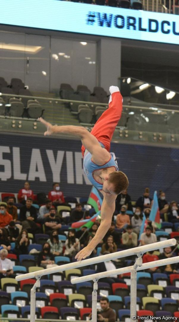 First day of FIG Artistic Gymnastics Apparatus World Cup starts in Baku (PHOTO)