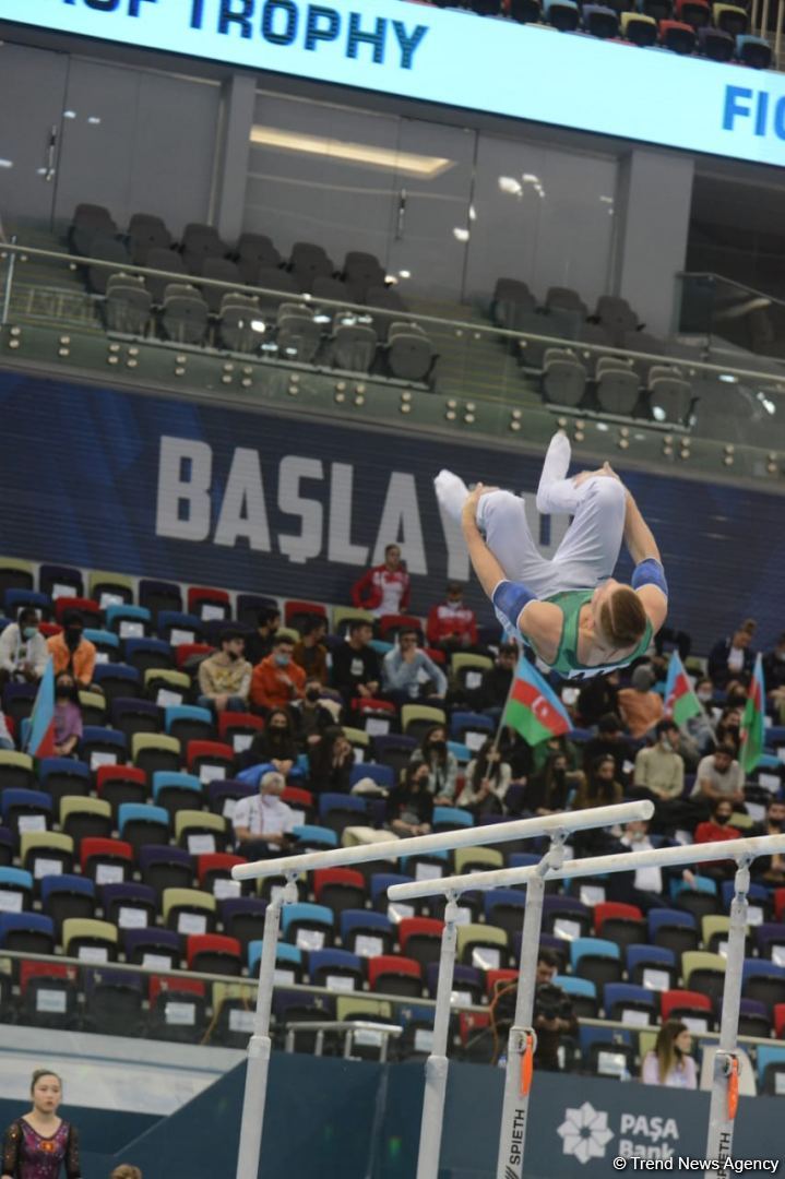 First day of FIG Artistic Gymnastics Apparatus World Cup starts in Baku (PHOTO)