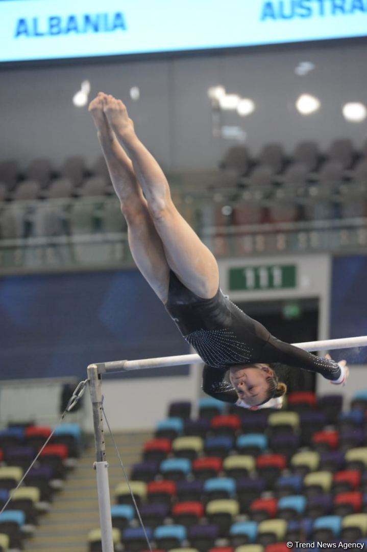 First day of FIG Artistic Gymnastics Apparatus World Cup starts in Baku (PHOTO)