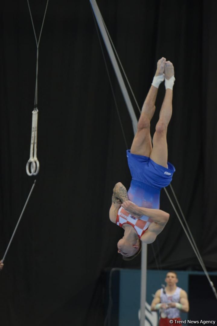 First day of FIG Artistic Gymnastics Apparatus World Cup starts in Baku (PHOTO)