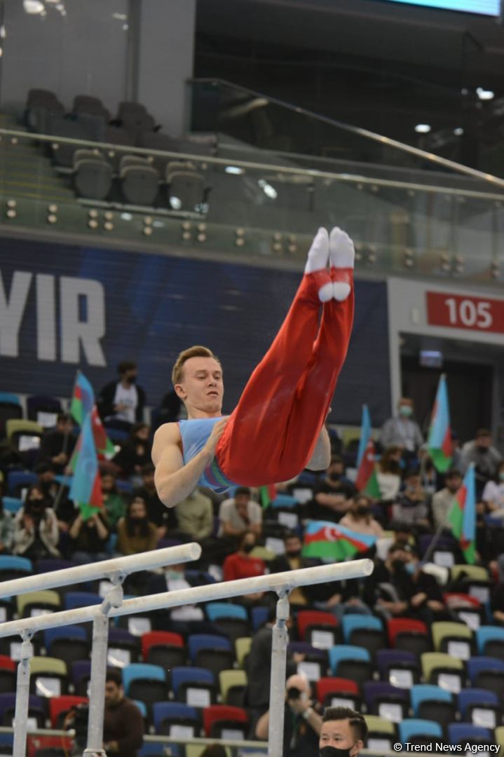 First day of FIG Artistic Gymnastics Apparatus World Cup starts in Baku (PHOTO)